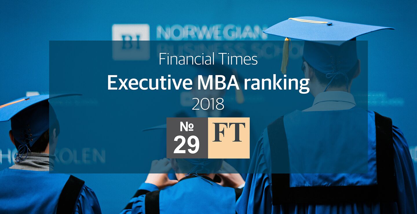 FT EMBA Ranking 2018