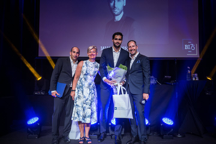 Javad Mushtaq received the Young Alumni Award for his social entrepreneurship.