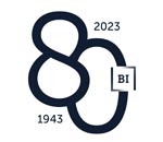 BI logo 80 years
